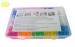 Multi Color Rainbow Loom Rubber Band refill With Plastic Container