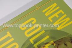 high-quality sewn binding PVC printed cover softback or softcover book printing