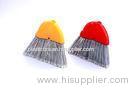 Orange Red Commercial PVC Plastic Brooms / household broom