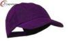 Purple Glitter Fitted Baseball Hats , Polyester Adjustable Strap Closure Cap