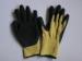 Customized Durable Heavy Duty Black Latex Coated Gloves For Panel Handling