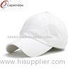 Velcro Closure Fitted Baseball Hats , Organic Cotton Unconstructed Baseball Caps