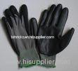 Puncture Resistance Comfortable Black Coated Nitrile Work Gloves For Light Engineering