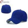 Constructed Red Fitted Baseball Hats PRO Style Wool Polyester Blend