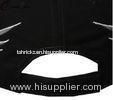Black Brushed Deluxe Embroidered Baseball Caps with Velcro Closure