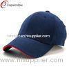 Black Red Sandwiched Fitted Baseball Hats , Structured Firm Crown