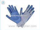 10G Durable Grey Nitrile Work Gloves with Knitted Seamless T / C Liner