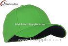 Lime Low Profile Washed Cotton Baseball Caps Flexfit with Stretchable Moisture