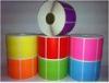 Colored Direct Thermal Printed Adhesive Labels in Logistics , Warehouse , Electronic Products