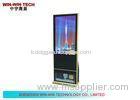 Waterproof 42" Wireless Digital Signage Advertising Player With Shoe Polisher