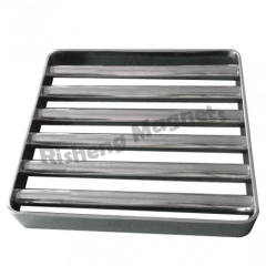 Permanent Neodymium Magnetic Grate Square Shape 300 x 300 x 40mm Strong Magnetic Filters