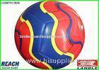 32 Panel Colorful Standard Size Soccer Ball in Red Yellow Blue Colors