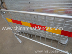 Hot Sale Bridge Feet Pedestrian Barrier metal crowd control barrier with bridge feet