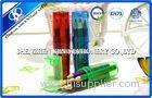 3.5 Inch Blue / Green / Red Colored Pencils Set With Pencil Sharpener