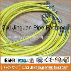 9.5*17mm Yellow Color Gas Hose with Blue Line