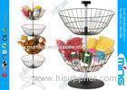 Counter Top Toys Four-basket Spinner Simple Wire product display stands