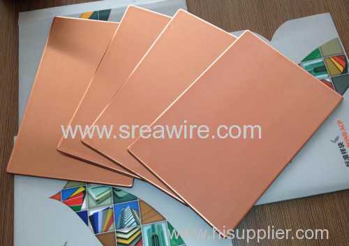 Copper composite plastic panel