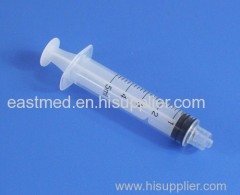 3-Parts Luer Lock Disposable Syringe