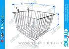 Chrome Metal Mesh Wire Display Baskets for Gridwall / Slatwall