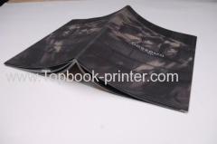 High-quality paper dust jacketted spot UV coated softcover or softback book printer