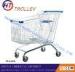 Heavy Duty Basket Supermarket Shopping Carts 240 Litre For Transporting Item