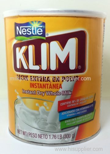 Klim Instant Dry Whole Milk - Powdered Milk - 1.76 LB (800 g) by Nestle