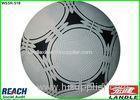 Professional Size 3 Rubber Footballs , Awesome White and Black Soccer Ball