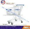 Steel Wire Shopping Trolley Shopping Trolley Cart Unfolding Type 100L