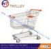 Chrome Plated Supermarket Shopping Cart 150L For Transport Food , Beverage