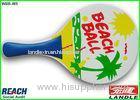 Customized Wooden Paddle Ball Rackets By Zip PVC Bag Packing