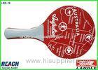 Customized Red Padel Racket Wooden Beach Rackets For Supermarket
