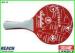 Customized Red Padel Racket Wooden Beach Rackets For Supermarket