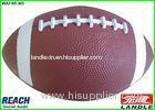 Standard Size 5 Rubber Official Rugby Ball / Small Foam Beach Football Ball