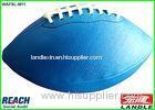 Custom Blue Official Rugby Ball For Kids / PVC Leather Australia Rugby Ball
