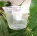450ml Plastic Disposable Cups With Round Bowl , Clear Yogurt Cups