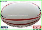 Red and White Training Rugby Balls Official American Football Ball