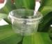 90ml Mini Disposable Dessert Cups Flat Lid For Salad / Ice Cream