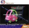 Lovely Plastic and Steel Supermarket Shopping Trolleys for kids Custom capacity