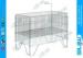 Foldable Heavy Duty Wire Dump Bins / Floor Standing Wire Mesh Bins