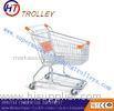 Personal Supermarket Shopping Cart Trolley 80L , Portable Shopping Cart With Wheels