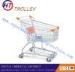 Personal Supermarket Shopping Cart Trolley 80L , Portable Shopping Cart With Wheels