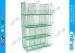 Green Metal Wire Stackable Display Stands 4 Layers , Mesh Storage Stacking