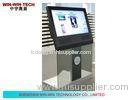 Ethernet / 3G / Wifi Touch Screen Display Kiosk For Advertising