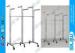 6 Way Metal Clothing Rack with Straight Arms in Chrome Plated