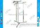 Chrome Printing 3-Way Metal Clothes Rack with Square Tubing Arms