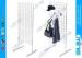 Sliver Flooring Wire Gridwall Display Racks with T Legs for Supermarket