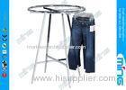 Chrome Adjustable Round Hanging Clothes Garment Racks