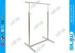 Adjustable Chrome Plated Metal Clothes Rack , One Hole Clothing Display Racks