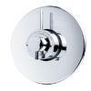 Low Water Pressure Concealed Thermostatic Shower Valve With Round Plate Cover