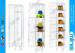 Single Wire Display Stands Wire Mesh Lockers in Zinc Plating